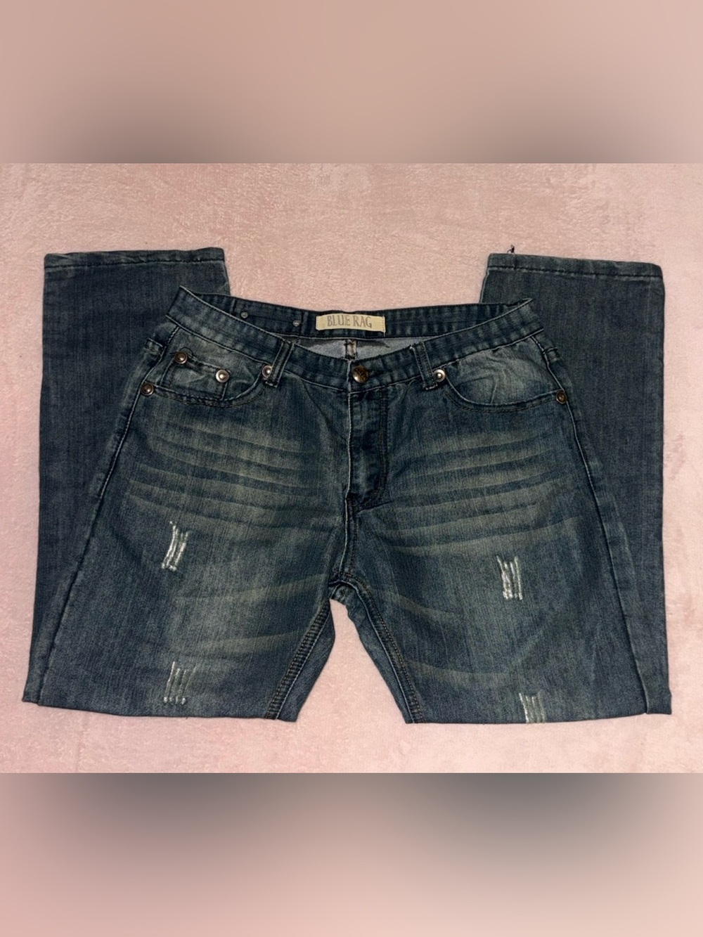 Blue Rag Y2K Distressed Jeans